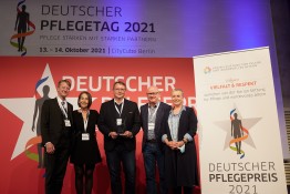 2021 - Deutscher Pflegepreis Kategorie "Vielfalt & Respekt" verliehen von der Korian Stiftung: Immanuel Seniorenzentrum Schöneberg