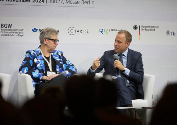 Pflege.Zukunftsfest Diskussionsrunde