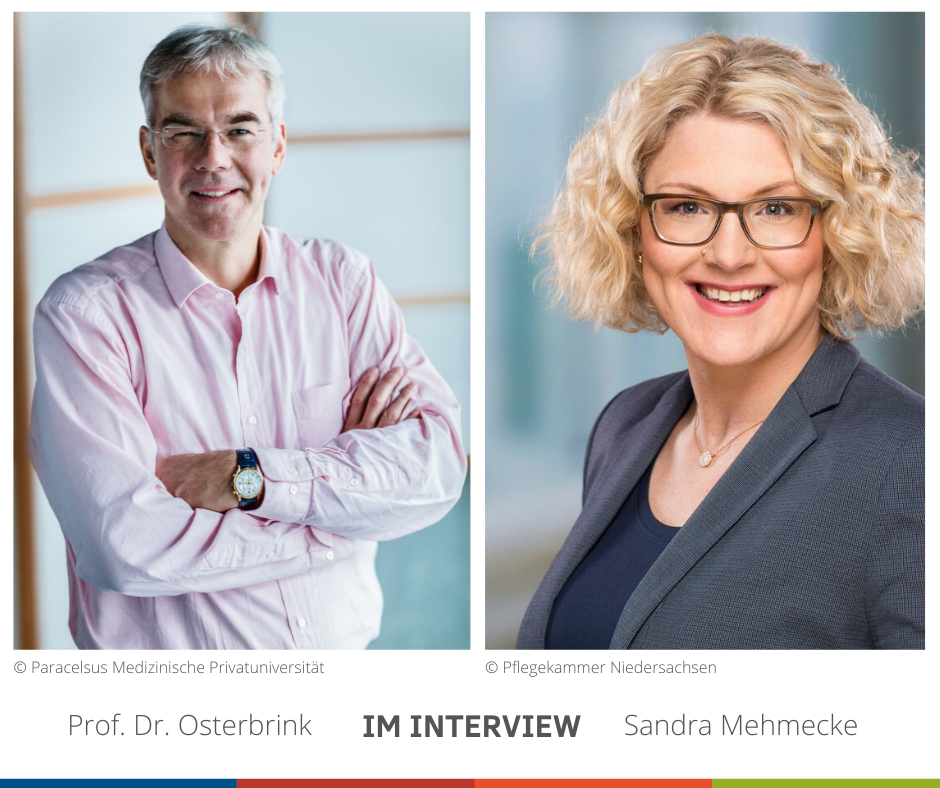 Prof. Dr. Osterbrink und Sandra Mehmecke